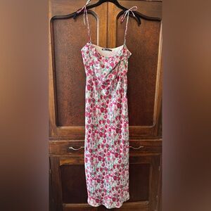 Zara Floral Silky Fairy Slip Dress -Medium